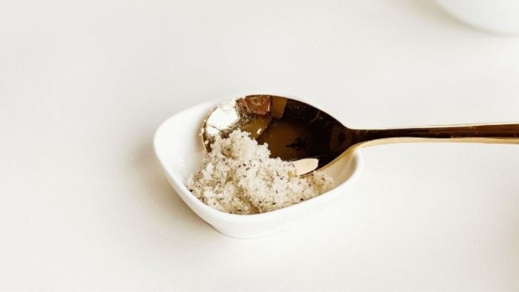 rice flour scrub